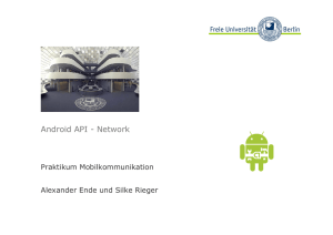Android API - Networking