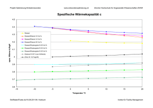 Spezifische Wärmekapazität c