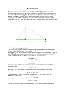 Trigonometrie - Martin Tintel Homepage