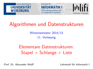 11. Vorlesung (13.11.2014)