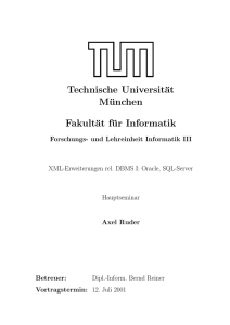 Ausarbeitung - Technische Universität München