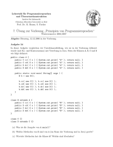 Serie 7 - AG Programmiersprachen und Übersetzerkonstruktion
