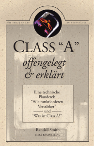 Class A Booklet - offengelegt und erklaert