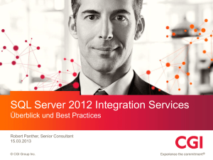 SQL Server 2012 Integration Services