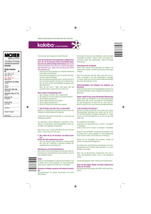 Gebrauchsinformation Kaloba Tabletten