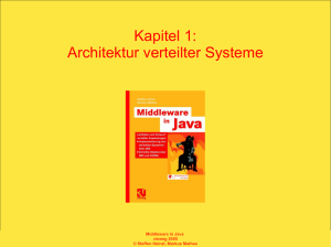 Kapitel 1: Architektur verteilter Systeme