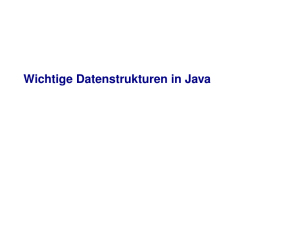 SEP-NF: Datenstrukturen in Java