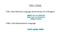 SQL (DRL + DML)