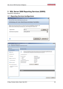 3 SQL Server 2008 Reporting Services (SSRS)