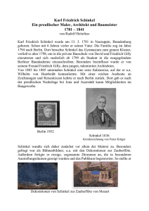 Karl Friedrich Schinkel Ein preußischer Maler, Architekt und