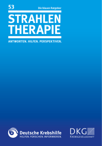 Strahlentherapie – Die blauen Ratgeber 53