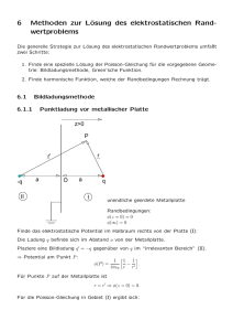 Lösungsmethoden für das elektrostatische Randwertproblem