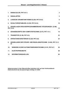 Steuer- und Regeltechnik 3 Klasse 1. SIGNALE(S.226, PKT.9.9.1) 2