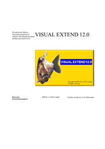 Visual Extend 12.0 Entwicklerhandbuch