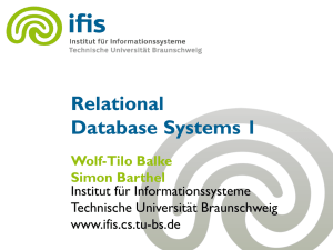 Slides09 - IfIS - Technische Universität Braunschweig