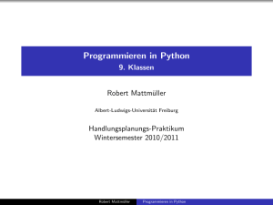 Programmieren in Python