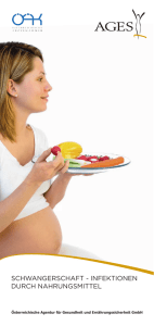 schwangerschaft - infektionen durch nahrungsmittel