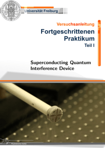 Superconducting Quantum Interference Device