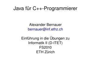 Java für C++Programmierer