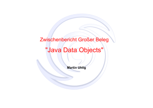 "Java Data Objects"