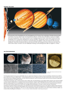 die Jupitermonde unsere Galaxie