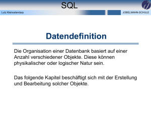 DatendefinitionMySQL - Druckversion
