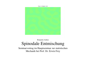 Spinodale Entmischung short