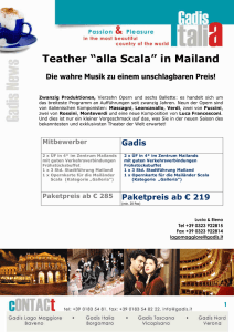 Teather “alla Scala” in Mailand