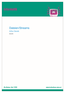 Dateien/Streams - inf-swe