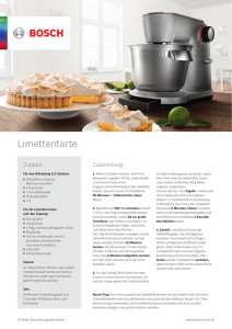 Limettentarte - Bosch Home Appliances