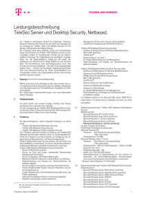 TeleSec Sever und Desktop Security