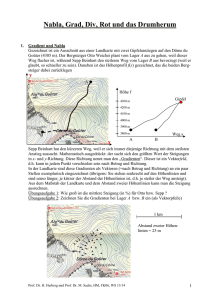 PHB: Grundlagen der Vektoranalysis