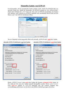 Anleitung zum manuellen Update von GEWAN