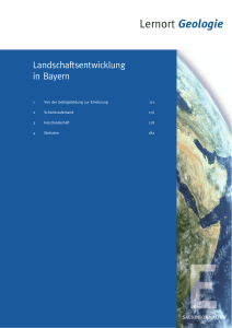 Landschaftsentwicklung in Bayern - Bayerisches Staatsministerium