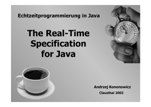 The Real-Time Specification for Java