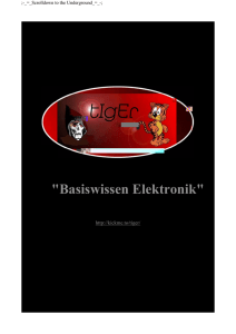 Basiswissen Elektronik