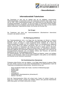 Tuberkulose Informationsblatt