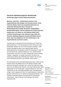 Deutsche Ophthalmologische Gesellschaft: