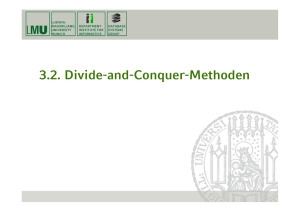 3.2. Divide-and-Conquer-Methoden
