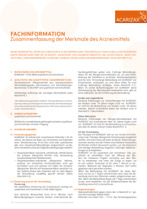ACARIZAX® Fachinformation 2015