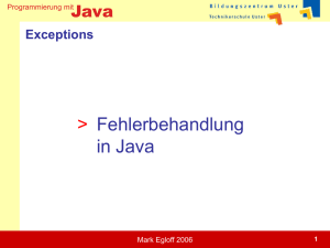 Exception - megloff.ch