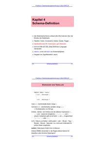 Kapitel 4 Schema