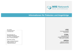 Informationen für Patienten und Angehörige - MRE