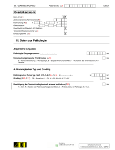 Ovarialkarzinom III. Daten zur Pathologie - el-IPH