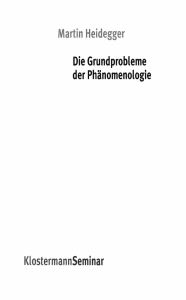 Die Grundprobleme der Phänomenologie