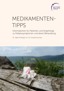 Medikamententipps - Deutsche PalliativStiftung