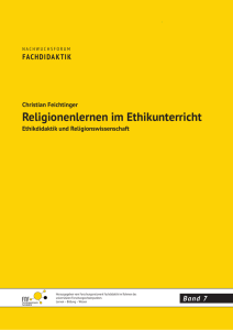 Religionenlernen im Ethikunterricht - Karl-Franzens