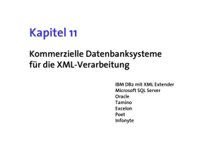 XML und Datenbanken - Die DBS