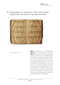 3 | Jahrzeitbuch St. Laurenzen 14./15. Jahrhundert – Stadtkirche