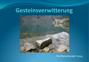 Praesentation Carbonatsystem und Verwitterung